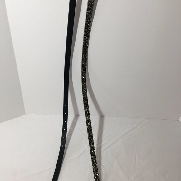 I.N.C. Glitter & Lace 2-for-1 Skinny Belts Med - Picture 3 of 4